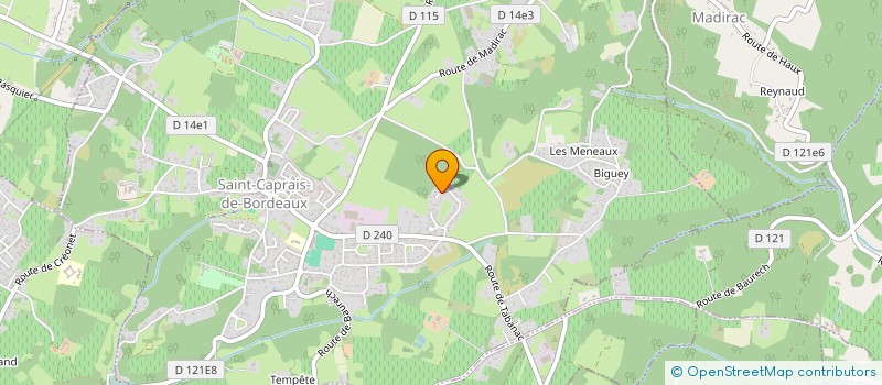 localisation de l'entreprise MONSIEUR PHILIPPE GASNIER à SAINT-CAPRAIS-DE-BORDEAUX