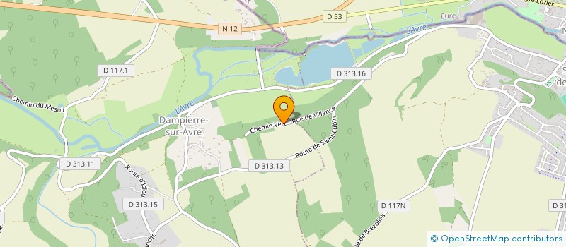 localisation de l'entreprise MONSIEUR PHILIPPE GASNIER à DAMPIERRE-SUR-AVRE