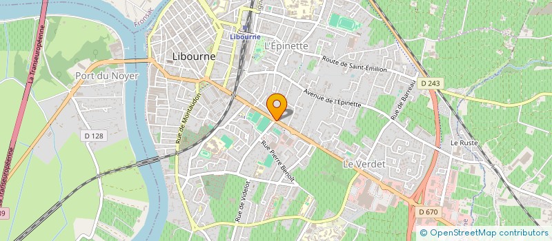 localisation de l'entreprise MONSIEUR PHILIPPE GASPAR à LIBOURNE