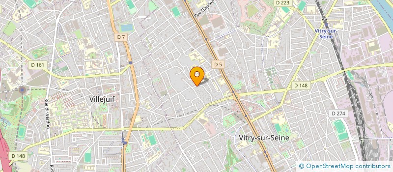 localisation de l'entreprise MONSIEUR PHILIPPE GASPARINI à VITRY-SUR-SEINE