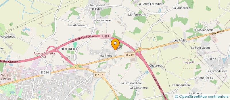 localisation de l'entreprise MONSIEUR PHILIPPE GASPAROTTO  TONNAY-CHARENTE