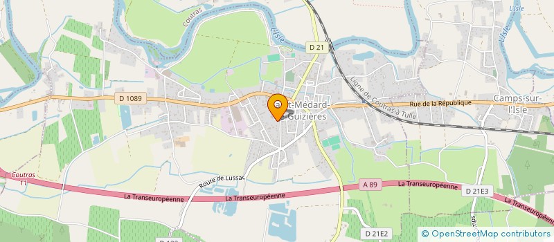 localisation de l'entreprise MONSIEUR PHILIPPE GASPAROUX  SAINT-MEDARD-DE-GUIZIERES