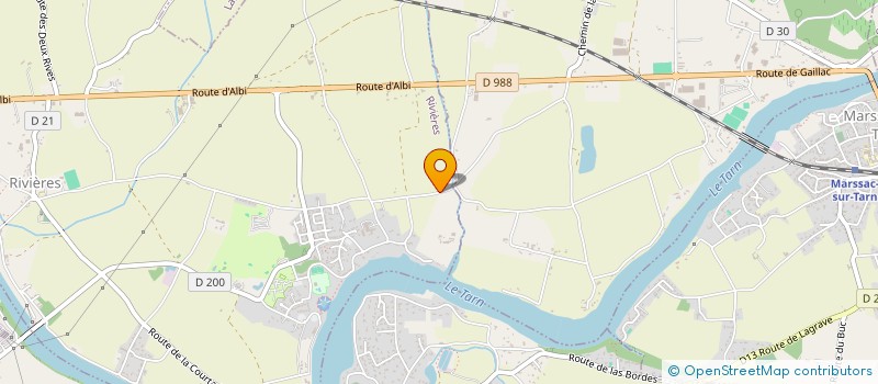 localisation de l'entreprise MONSIEUR PHILIPPE GASSIER  RIVIERES