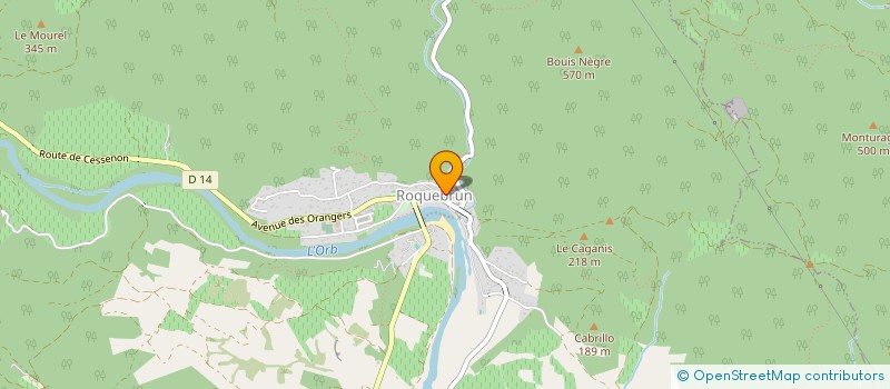 localisation de l'entreprise MONSIEUR PHILIPPE GAST  CESSENON SUR ORB