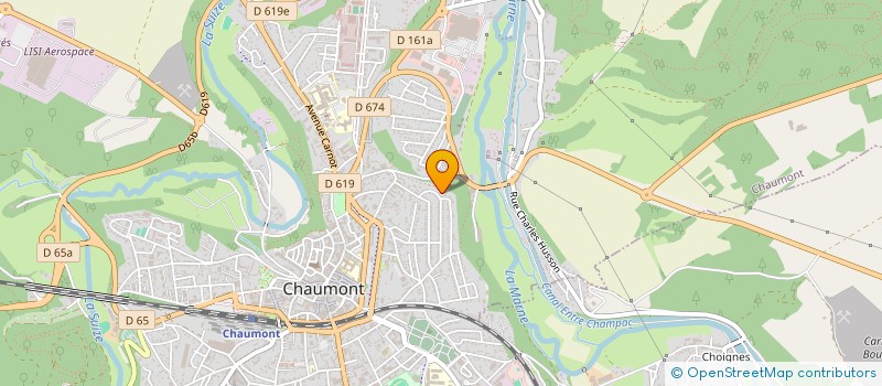 localisation de l'entreprise MONSIEUR PHILIPPE GAST à CHAUMONT