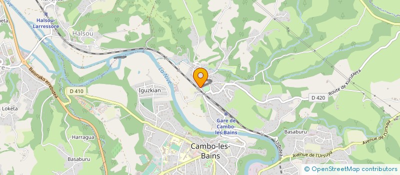 localisation de l'entreprise MONSIEUR PHILIPPE GASTIGARD  CAMBO-LES-BAINS