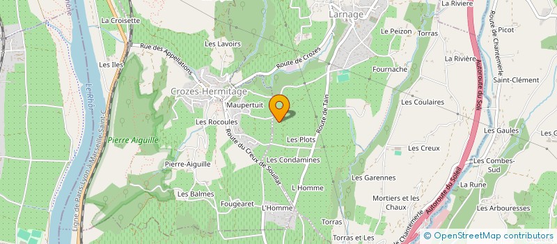 localisation de l'entreprise MONSIEUR PHILIPPE GATELEAU à LARNAGE
