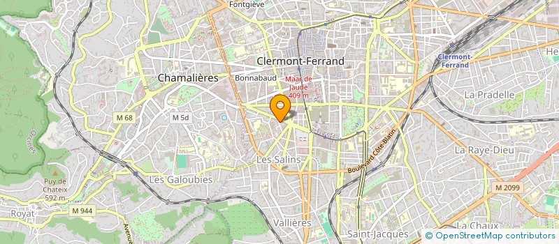 localisation de l'entreprise MONSIEUR PHILIPPE GATIGNOL  CLERMONT-FERRAND