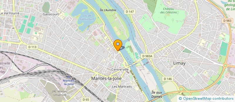 localisation de l'entreprise MONSIEUR PHILIPPE GAUDIN  MANTES-LA-JOLIE