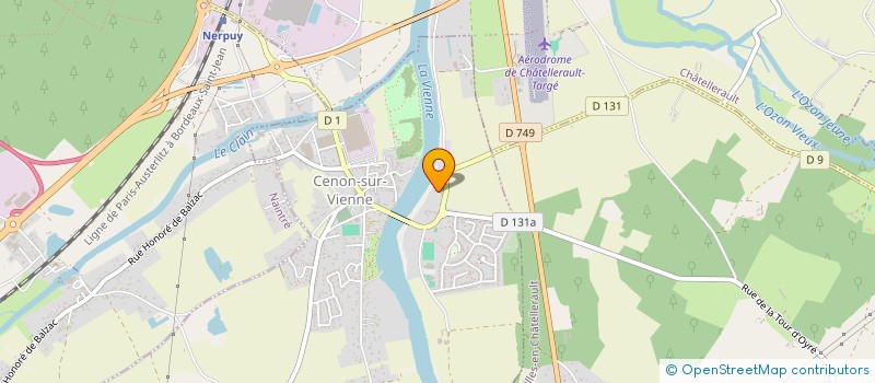 localisation de l'entreprise MONSIEUR PHILIPPE GAUDRAT  CENON-SUR-VIENNE