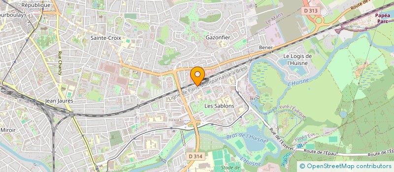 localisation de l'entreprise MONSIEUR PHILIPPE GAUDRE  LE MANS