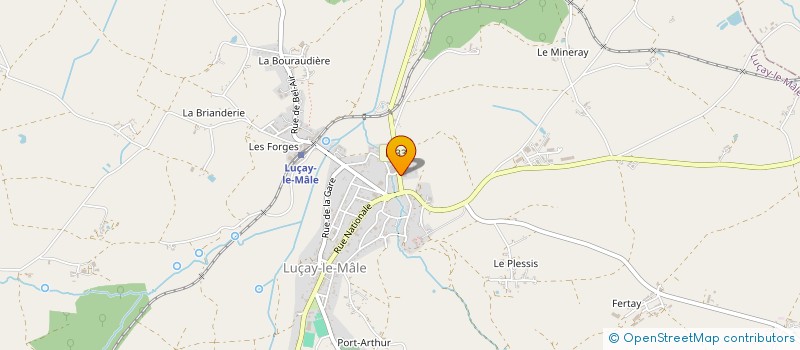 localisation de l'entreprise MONSIEUR PHILIPPE GAUDRY à LUCAY-LE-MALE