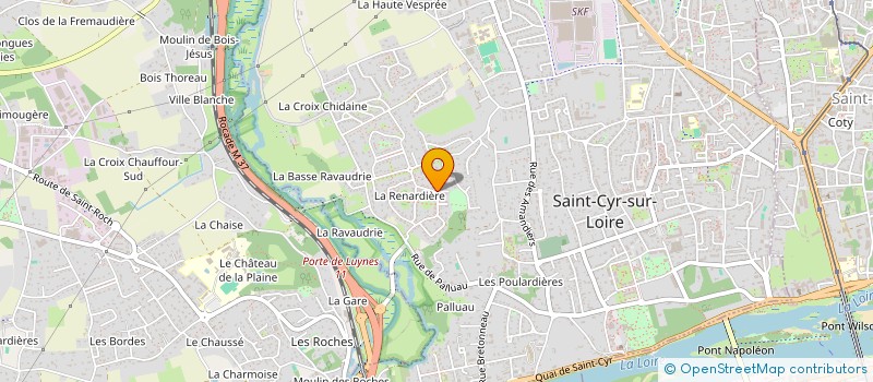 localisation de l'entreprise MONSIEUR PHILIPPE GAUDRY  SAINT-CYR-SUR-LOIRE