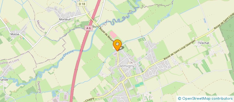 localisation de l'entreprise MONSIEUR PHILIPPE GAUGEY  DEMIGNY