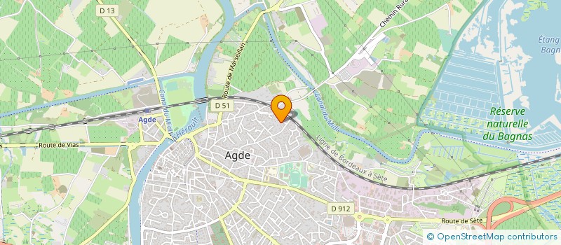 localisation de l'entreprise MONSIEUR PHILIPPE GAULIER  AGDE