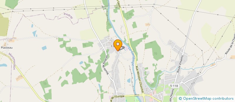 localisation de l'entreprise MONSIEUR PHILIPPE GAUMER  MONTMORILLON