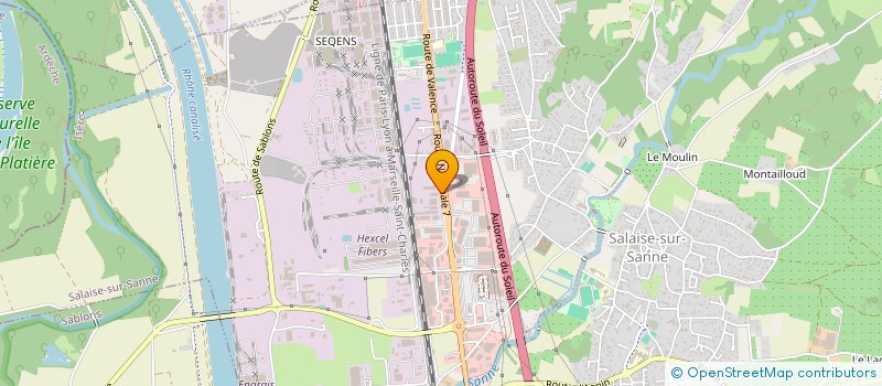 localisation de l'entreprise MONSIEUR PHILIPPE GAUTHIER  SALAISE-SUR-SANNE