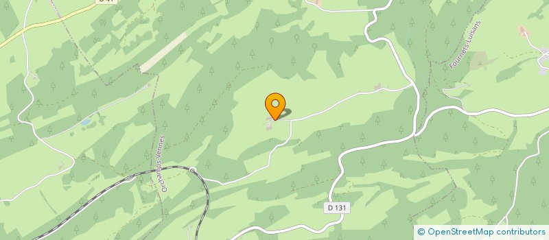 localisation de l'entreprise MONSIEUR PHILIPPE GAUTHIER  ORCHAMPS-VENNES