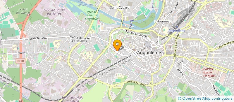 localisation de l'entreprise MONSIEUR PHILIPPE GAUTHIER à ANGOULEME
