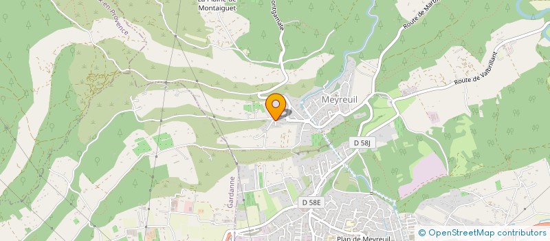 localisation de l'entreprise MONSIEUR PHILIPPE GAUTHIER  MEYREUIL