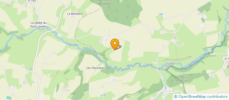 localisation de l'entreprise MONSIEUR PHILIPPE GAUTIER à SAINT-AUBIN-DE-LOCQUENAY
