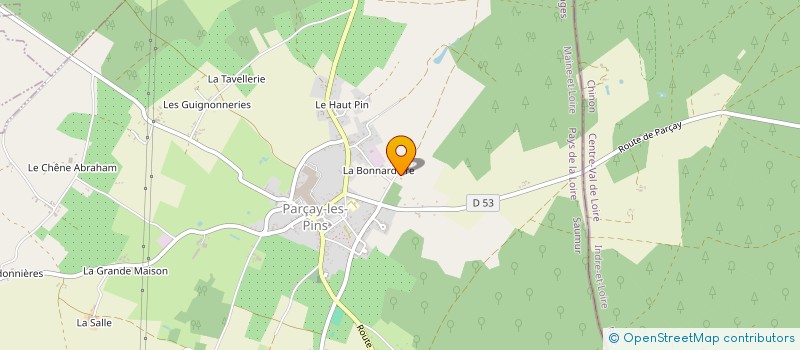 localisation de l'entreprise MONSIEUR PHILIPPE GAUTIER  LA PELLERINE