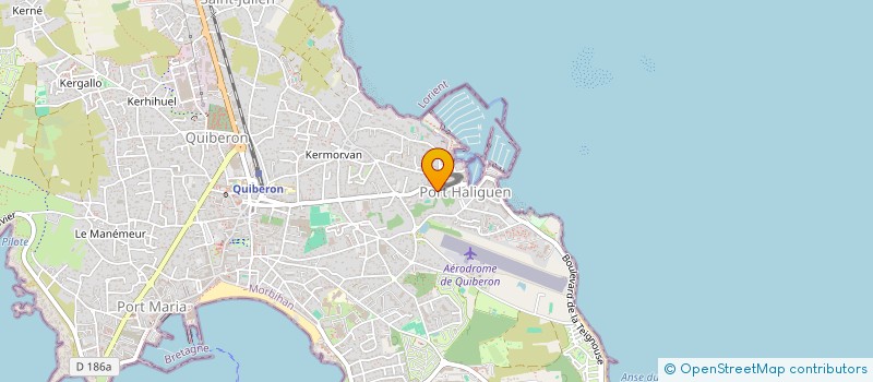 localisation de l'entreprise MONSIEUR PHILIPPE GAUTIER à QUIBERON