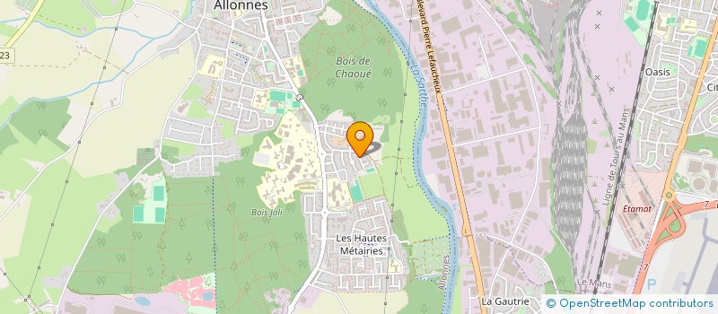 localisation de l'entreprise MONSIEUR PHILIPPE GAUTIER  ALLONNES