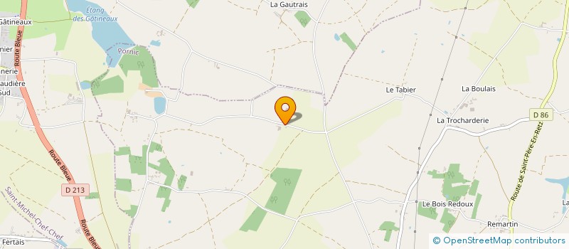 localisation de l'entreprise MONSIEUR PHILIPPE GAUTREAU à PORNIC