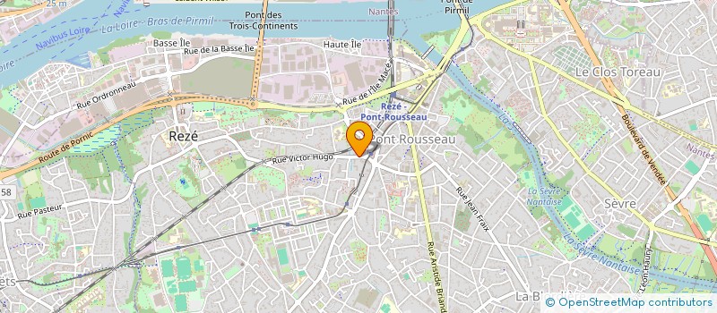 localisation de l'entreprise MONSIEUR PHILIPPE GAUTREAU  REZE