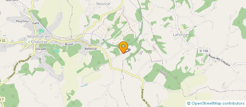 localisation de l'entreprise MONSIEUR PHILIPPE GAUZERE  MONTFORT-EN-CHALOSSE