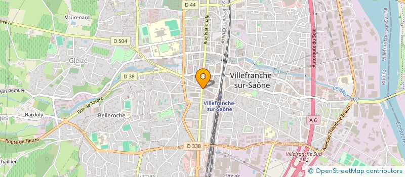 localisation de l'entreprise MONSIEUR PHILIPPE GAY à VILLEFRANCHE-SUR-SAONE