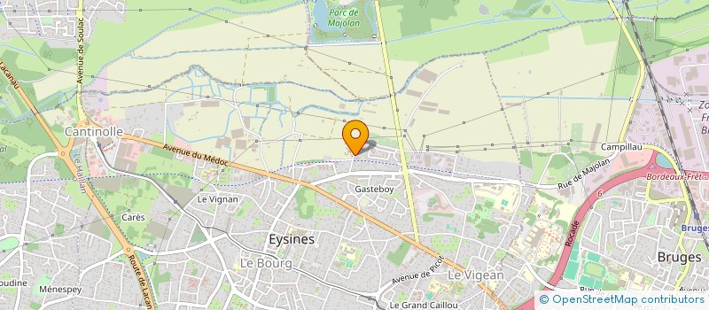 localisation de l'entreprise MONSIEUR PHILIPPE GAYOT à EYSINES