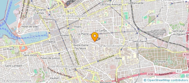 localisation de l'entreprise MONSIEUR PHILIPPE GAYRARD à MARSEILLE