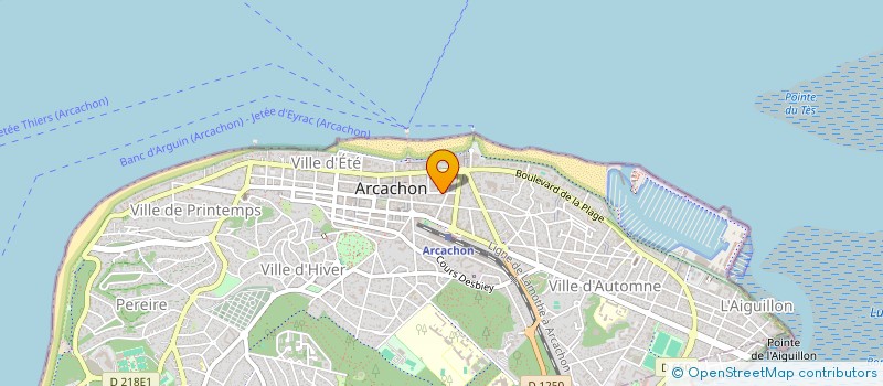 localisation de l'entreprise MONSIEUR PHILIPPE GAYRAUD à ARCACHON