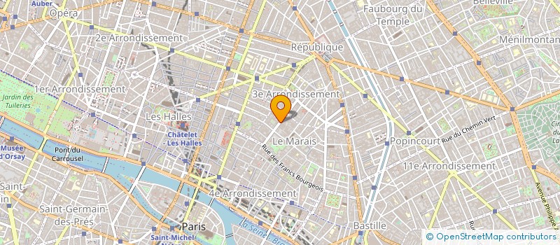 localisation de l'entreprise MONSIEUR PHILIPPE GAZEAU  PARIS