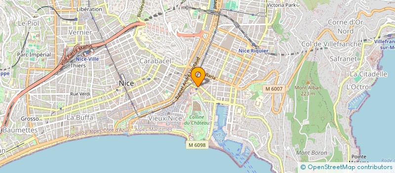 localisation de l'entreprise MONSIEUR PHILIPPE GEBELIN à NICE