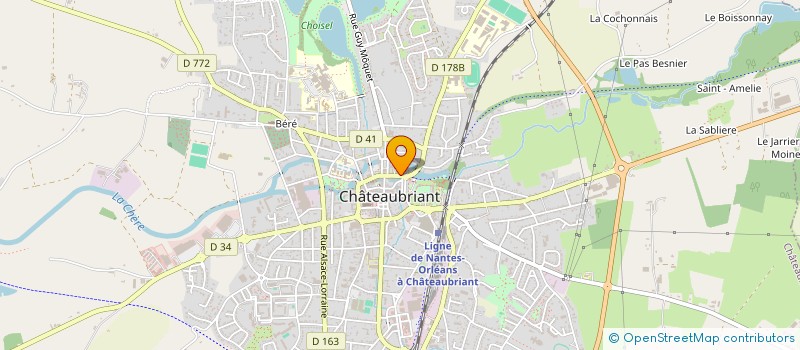 localisation de l'entreprise MONSIEUR PHILIPPE GEFFRAULT  CHATEAUBRIANT