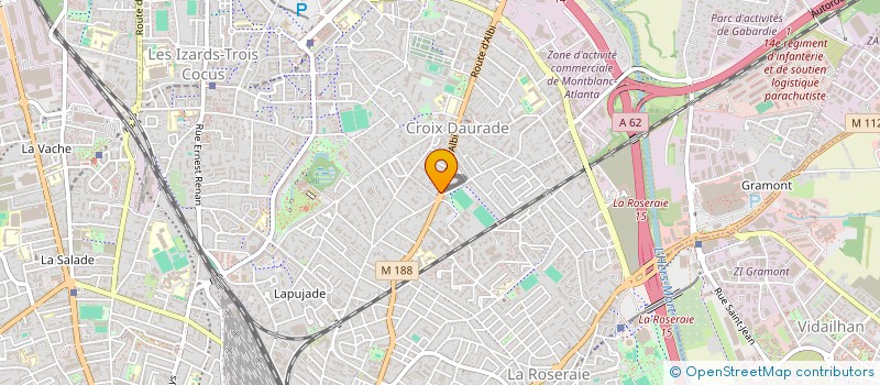 localisation de l'entreprise MONSIEUR PHILIPPE GELARD  TOULOUSE