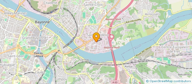 localisation de l'entreprise MONSIEUR PHILIPPE GELES à BAYONNE