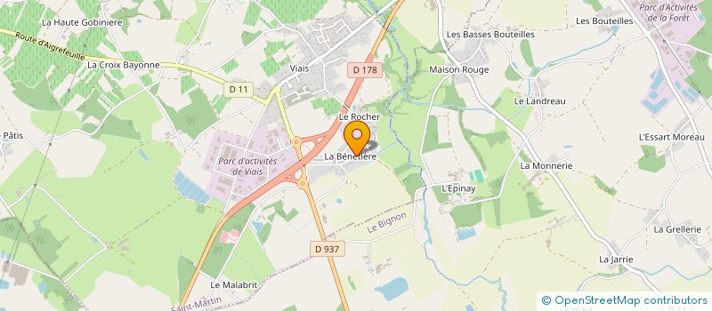 localisation de l'entreprise MONSIEUR PHILIPPE GENAUDEAU  PONT-SAINT-MARTIN