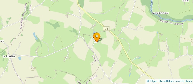 localisation de l'entreprise MONSIEUR PHILIPPE GENDRON  CHATILLON-SUR-COLMONT