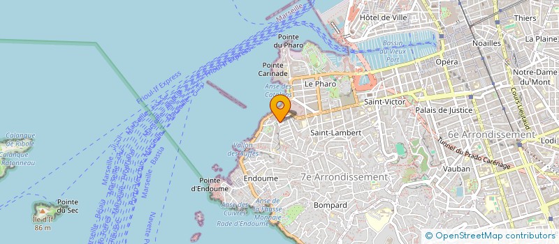 localisation de l'entreprise MONSIEUR PHILIPPE GENEIX à MARSEILLE