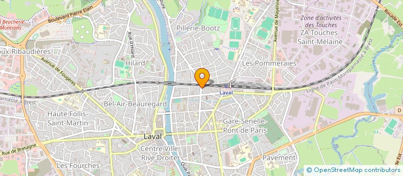 localisation de l'entreprise MONSIEUR PHILIPPE GENEST à LAVAL
