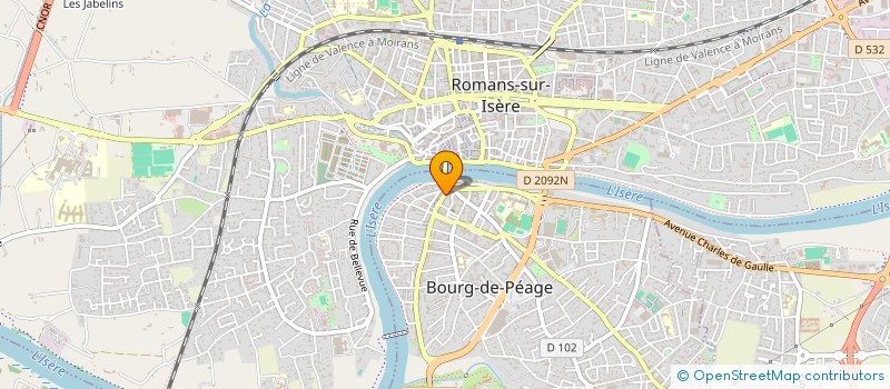 localisation de l'entreprise MONSIEUR PHILIPPE GENESTIER  BOURG-DE-PEAGE