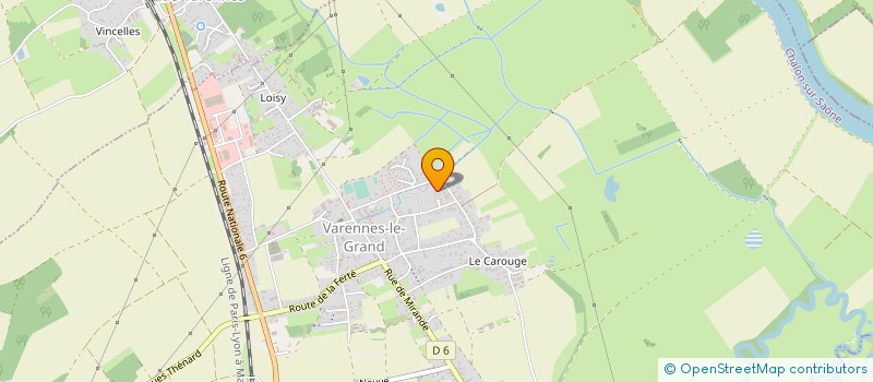 localisation de l'entreprise MONSIEUR PHILIPPE GENEVOIS  VARENNES-LE-GRAND
