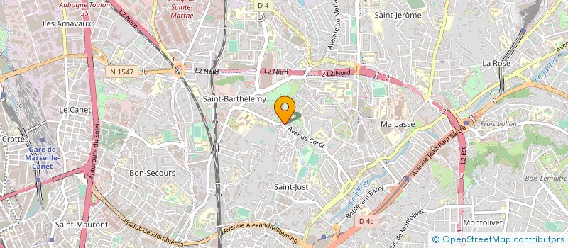 localisation de l'entreprise MONSIEUR PHILIPPE GENTET  MARSEILLE