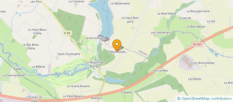 localisation de l'entreprise MONSIEUR PHILIPPE GEORGEAULT à ETRELLES