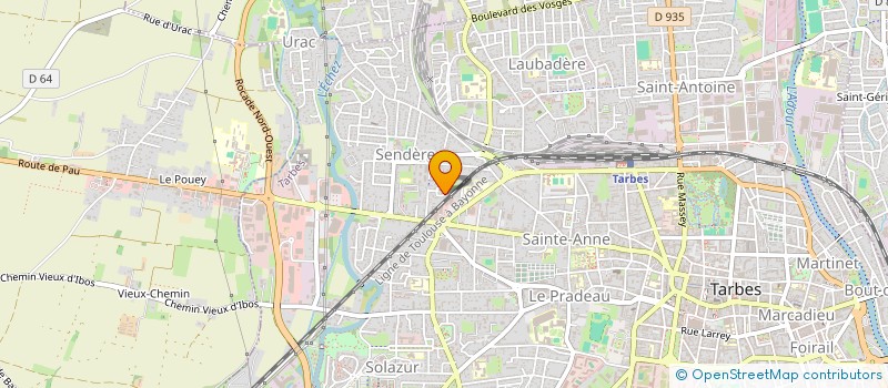 localisation de l'entreprise MONSIEUR PHILIPPE GEORGES SOULE  TARBES