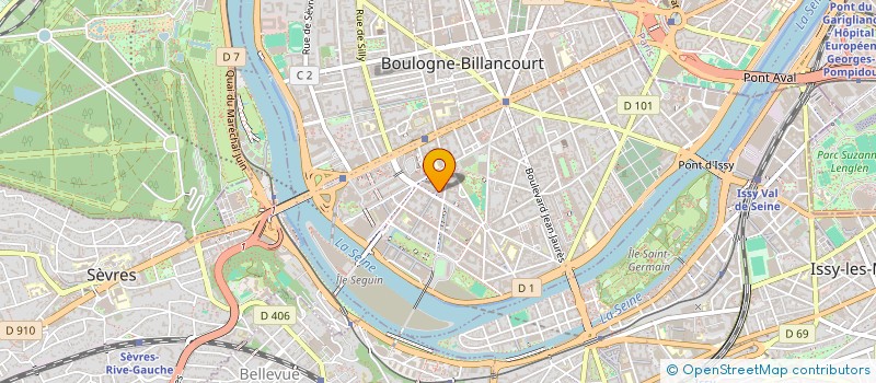 localisation de l'entreprise MONSIEUR PHILIPPE GERARD à BOULOGNE-BILLANCOURT
